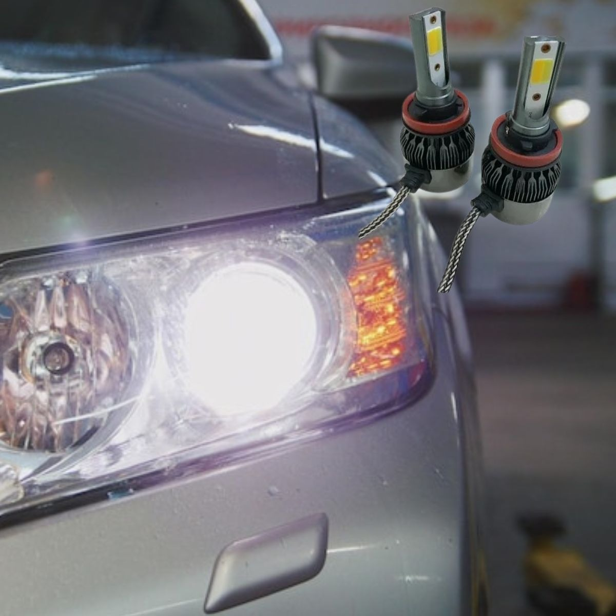 AMPOLLETA LED AUTO SISTEMA ENFRIAMIENTO ALTA VELOCIDAD JHN - 6