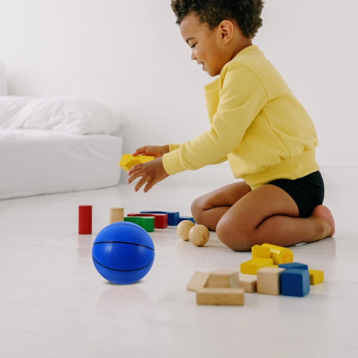 SET 12 PELOTA SALTARINA INFLABLE LIVIANA EDUCATIVA JHN - 6