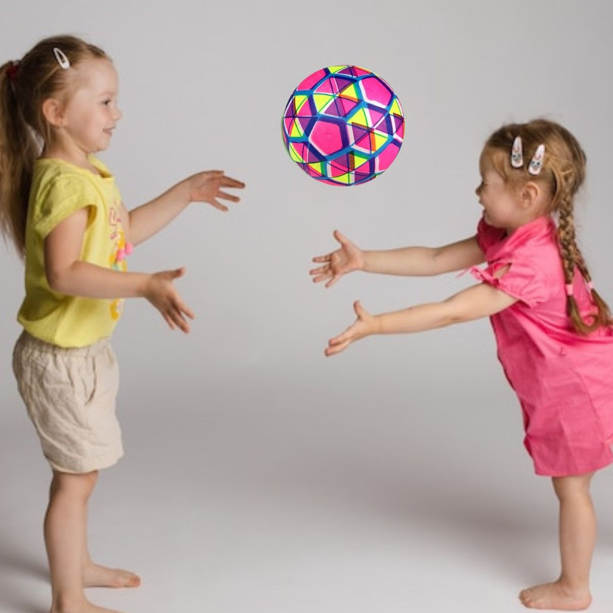 SET 8 PELOTA INFLABLE GOMA RESISTENTE DIVERTIDA VERSATIL JHN - 6
