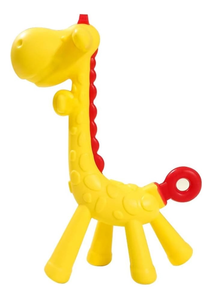 SET 2 MORDEDOR FORMA JIRAFA RASCA ENCIAS BEBE SUAVE JHN - 1
