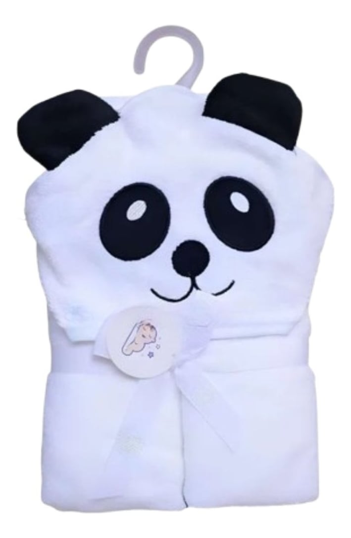 TOALLA DE BAÑO CON CAPUCHA PARA BEBE DISEÑO ANIMALITOS LAU - 1