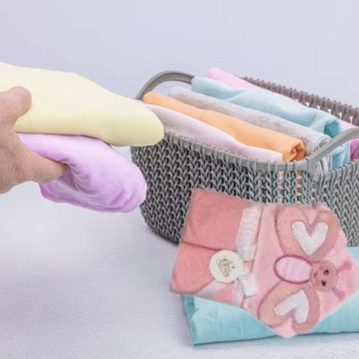 TOALLA DE BAÑO CON CAPUCHA PARA BEBE DISEÑO ANIMALITOS LAU - 6
