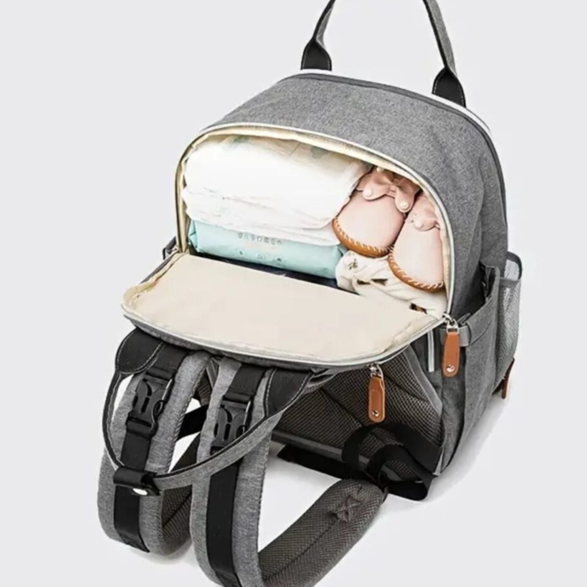 MOCHILA PAÑELERA MULTIFUNCIONAL MATERNIDAD BEBE LAU - 3