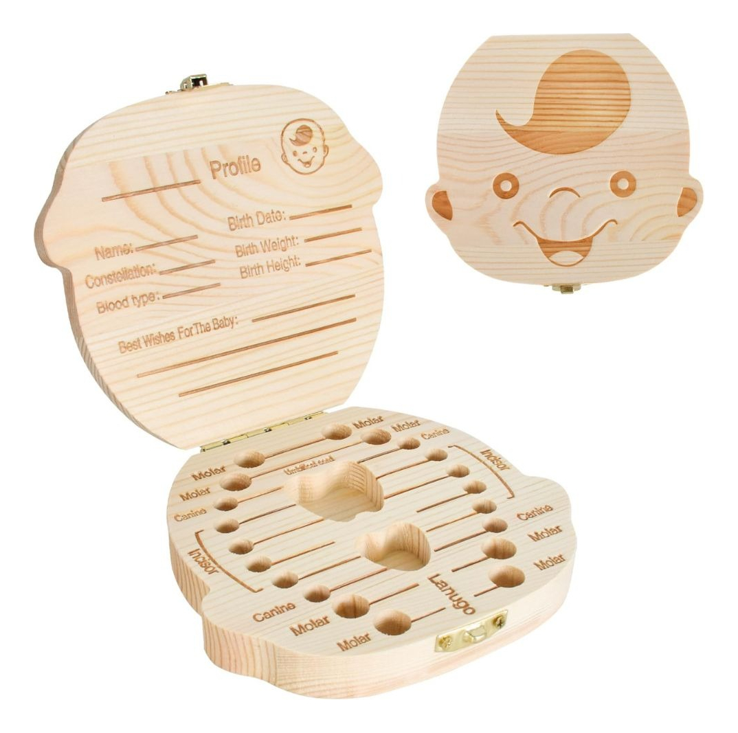 SET 3 CAJAS DE RECUERDO PARA DIENTES DE LECHE INFANTIL LAU - 1