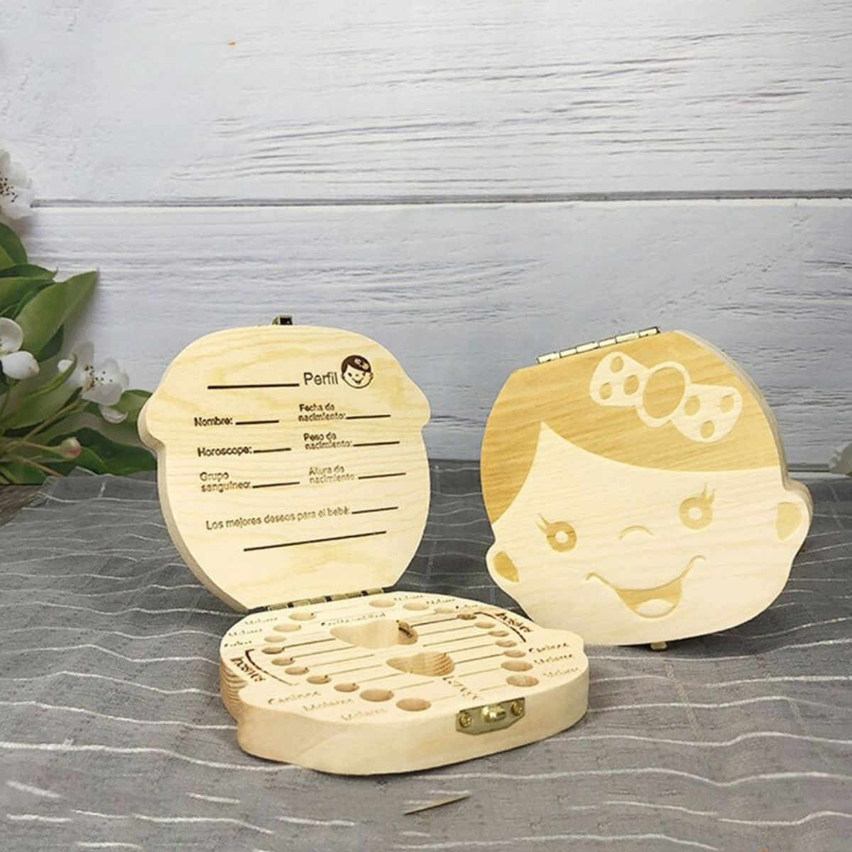 SET 3 CAJAS DE RECUERDO PARA DIENTES DE LECHE INFANTIL LAU - 8