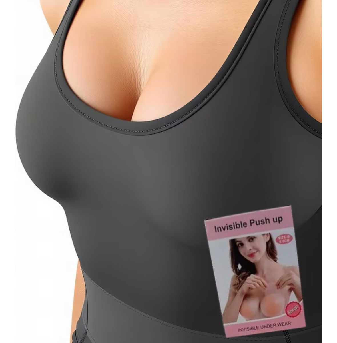 SET 5 LEVANTA BUSTO INVISIBLE SILICONA CUBRE PEZON JHN - 6