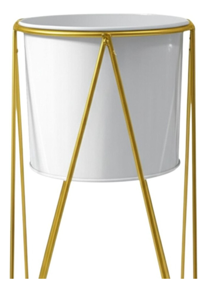 PORTA MACETAS PIE HOGAR ELEGANTE NORDICO SOPORTE JHN - 3