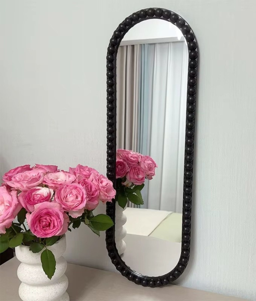 ESPEJO DECORATIVO PARED GLAMOUR MARCO BURBUJAS OVALADO JHN - 9