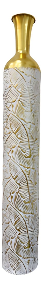FLORERO DECORATIVO LUJO ALTO ELEGANTE TROPICAL HOGAR JHN - 1
