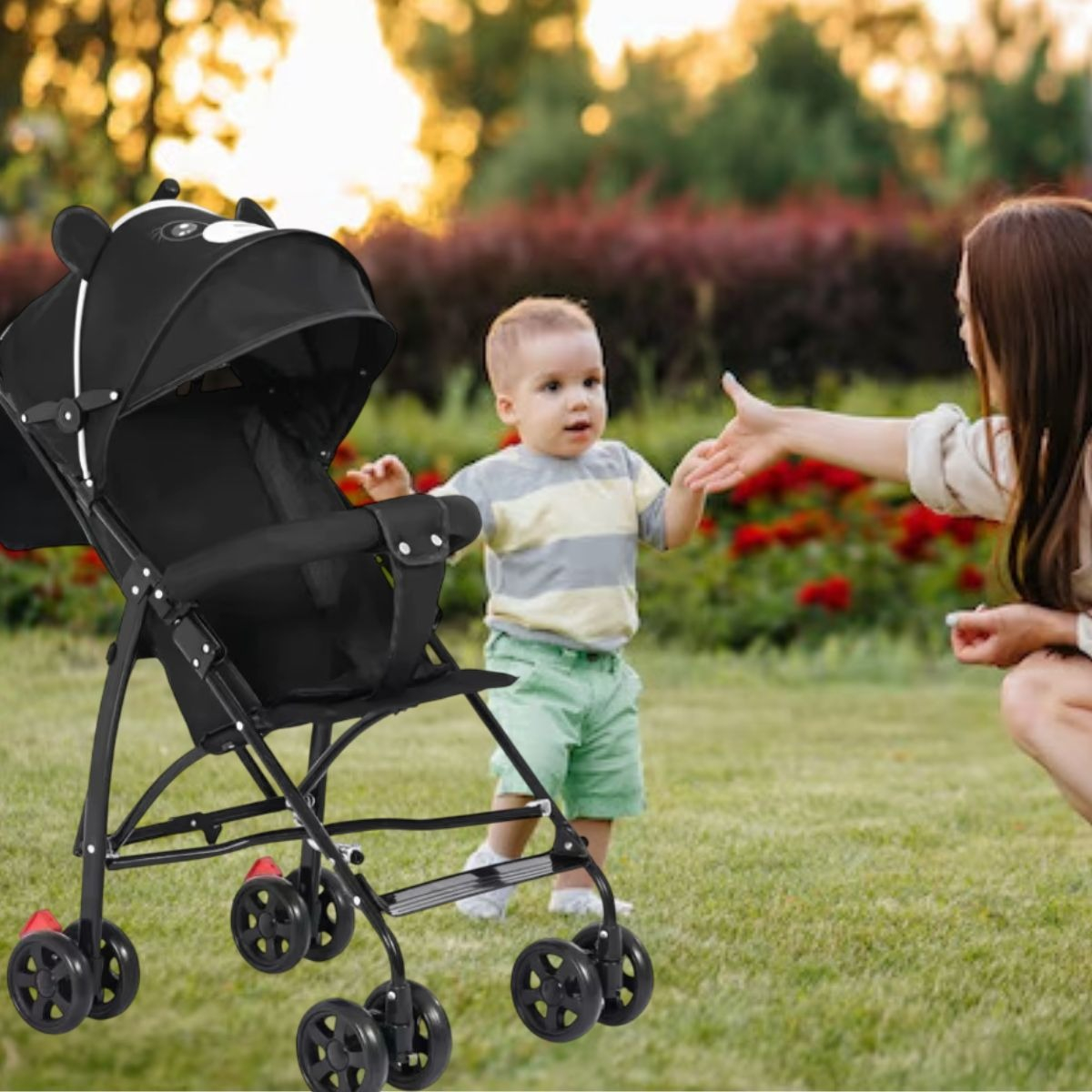 CARRITO COCHE DE MANO PASEO PLEGABLE ULTRALIGERO BEBE LAU - 8