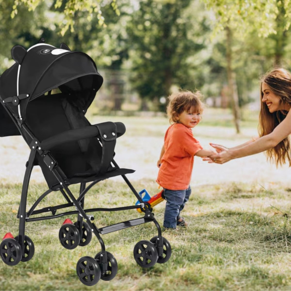 CARRITO COCHE DE MANO PASEO PLEGABLE ULTRALIGERO BEBE LAU - 9