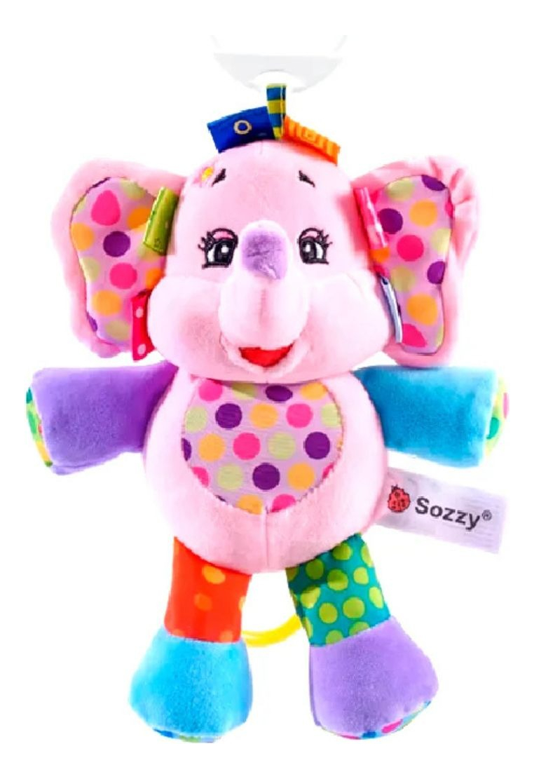 SONAJERO PELUCHE COLGANTE MUSICAL SENSORIAL BEBE LAU - 1