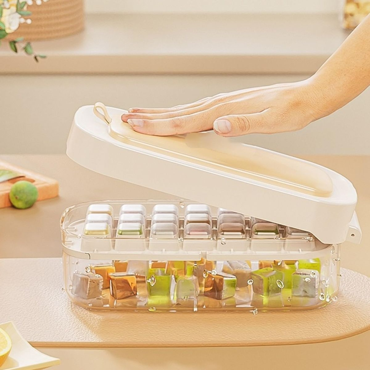 CUBETERA HIELO MOLDE DE SILICONA REUTILIZABLE COCINA LAU - 7