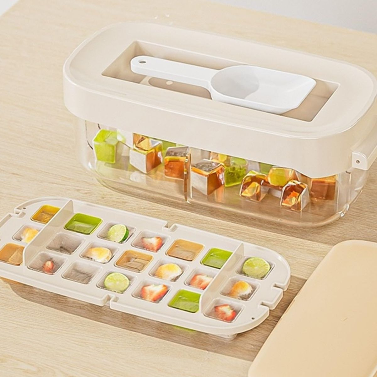 CUBETERA HIELO MOLDE DE SILICONA REUTILIZABLE COCINA LAU - 8