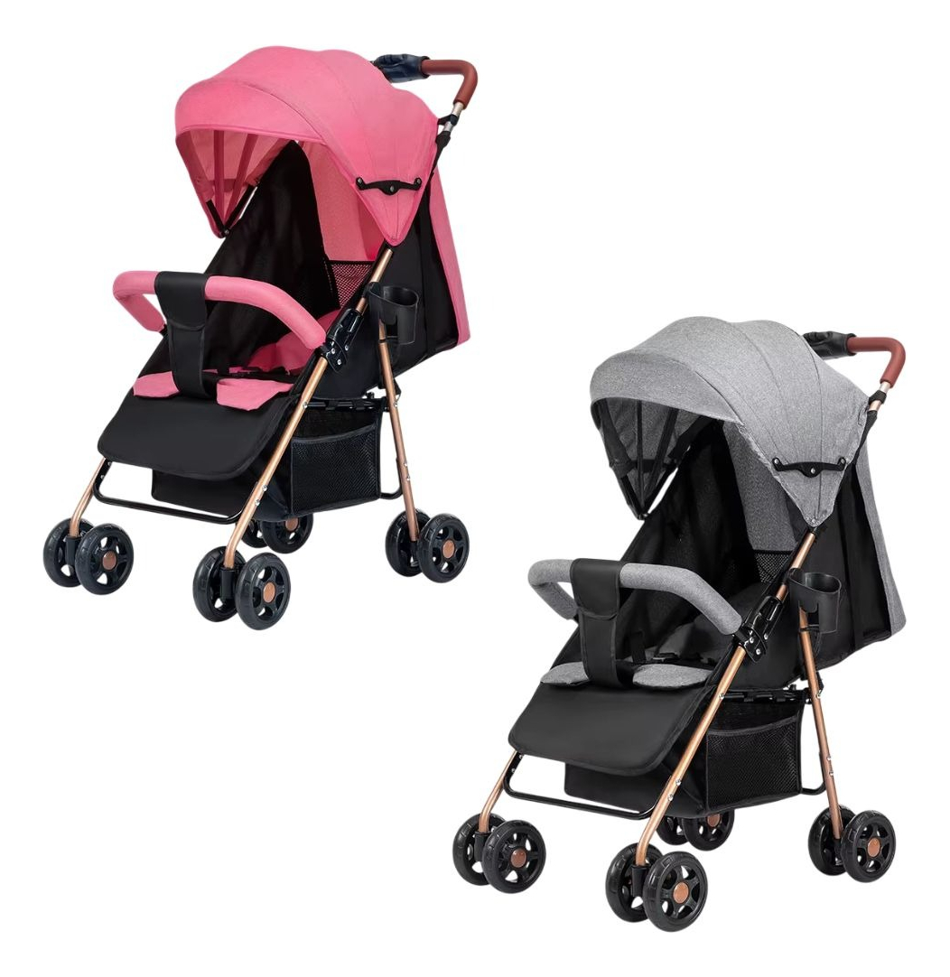 CARRITO COCHE DE PASEO PLEGABLE RECLINABLE COMPACTO BEBE LAU - 5