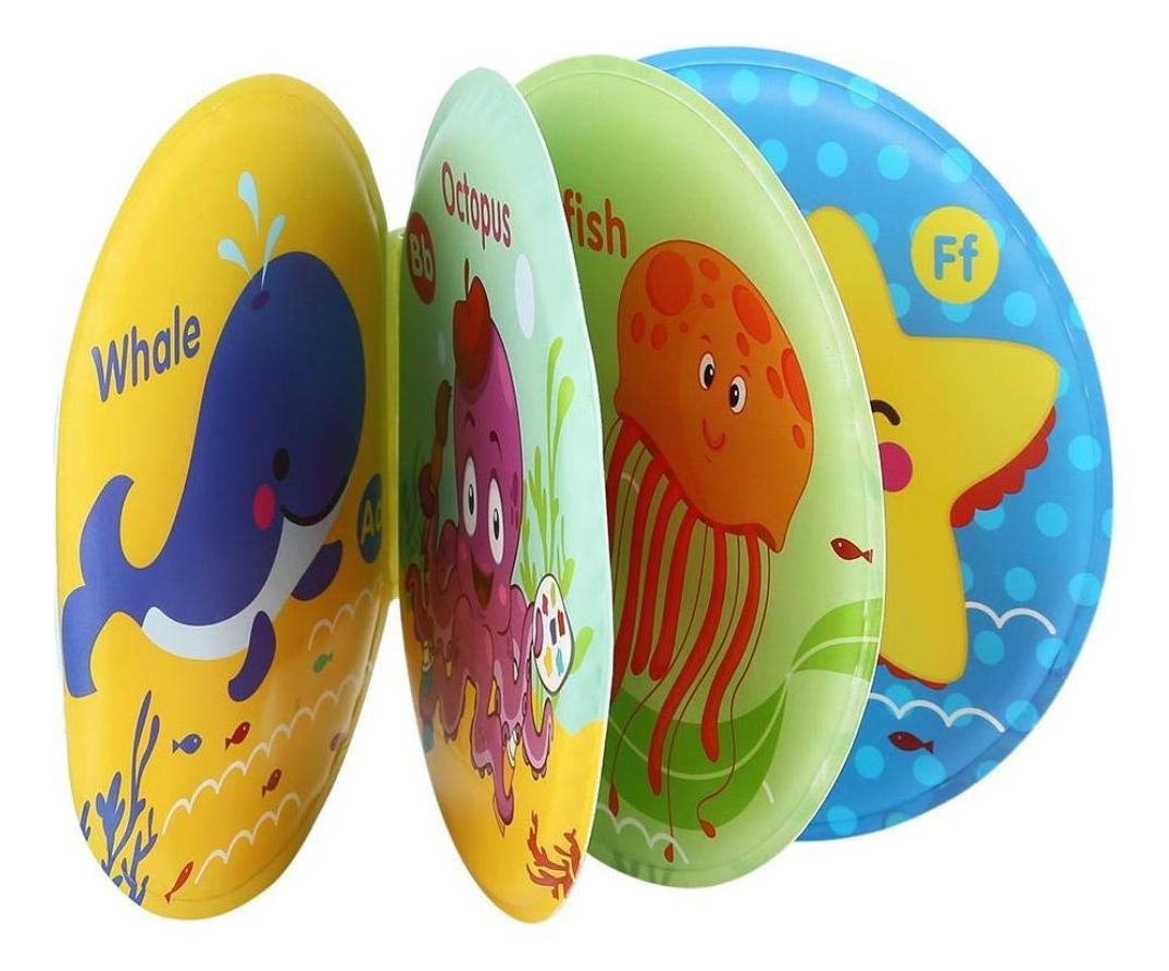 SET 3 LIBRO IMPERMEABLE JUGUETE SENSORIAL DIDACTICO BEBE LAU - 5