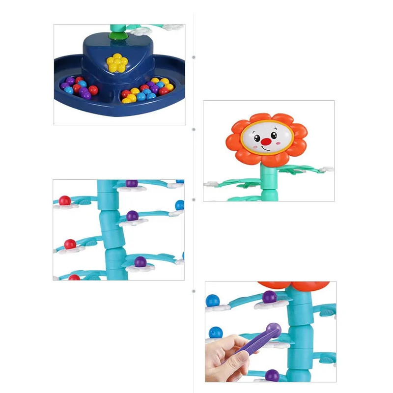 JUGUETE PARA BEBE DIDACTICO GIRASOL GIRATORIO EQUILIBRIO LAU - 3