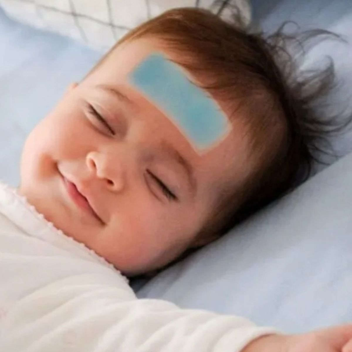 SET 8 PACK PARCHE PARA FIEBRE MALESTAR NIÑO GEL FRIO LAU - 3
