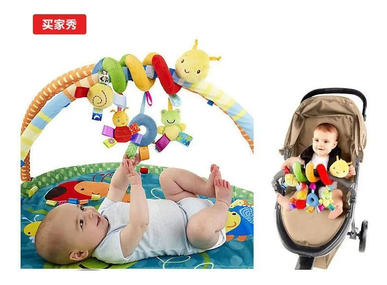 SONAJERO FELPA PARA BEBE 0 A 12 MESES ESPIRAL BEBE LAU - 8