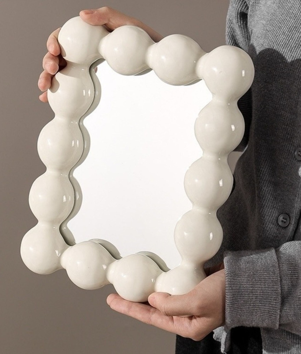 ESPEJO DECORATIVO BURBUJAS MESA MODERNO ESFERAS JHN - 4