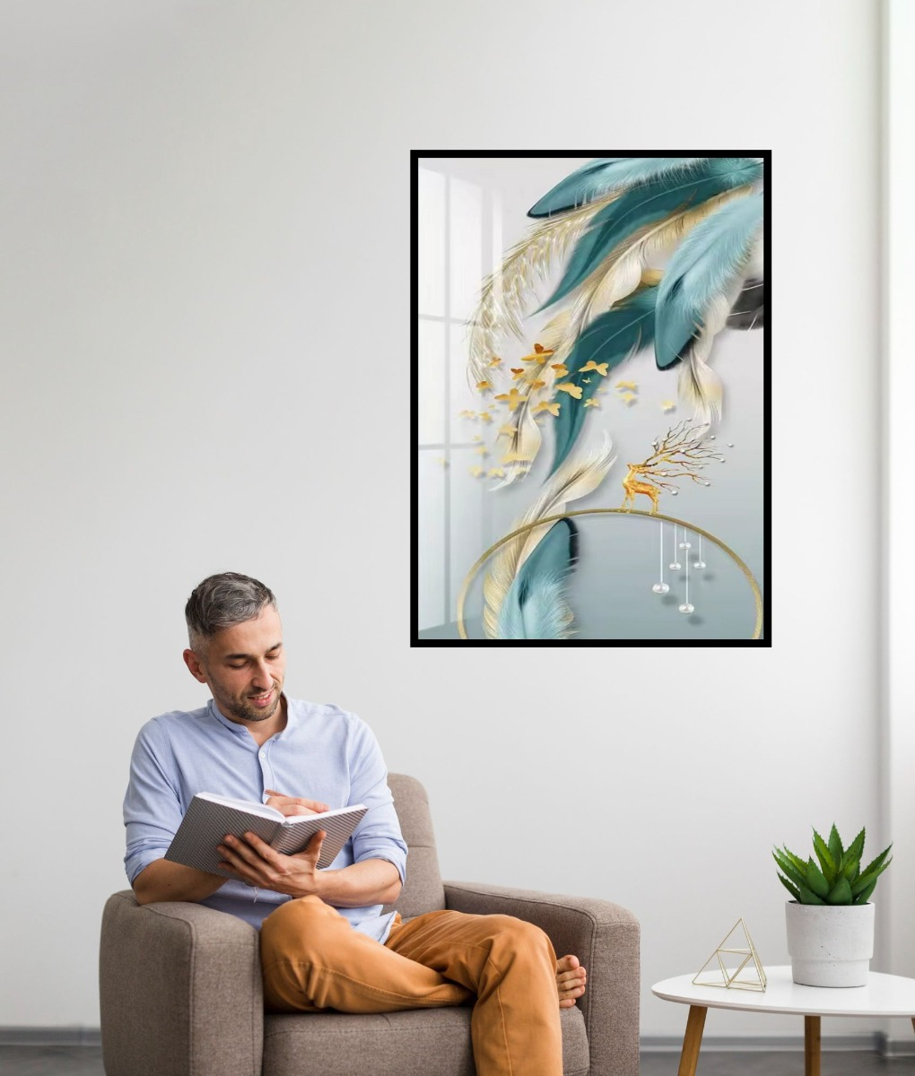 CUADRO DECORATIVO PARED ABSTRACTO MINIMALISTA MODERNO JHN - 6