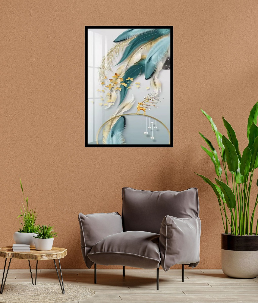 CUADRO DECORATIVO PARED ABSTRACTO MINIMALISTA MODERNO JHN - 8