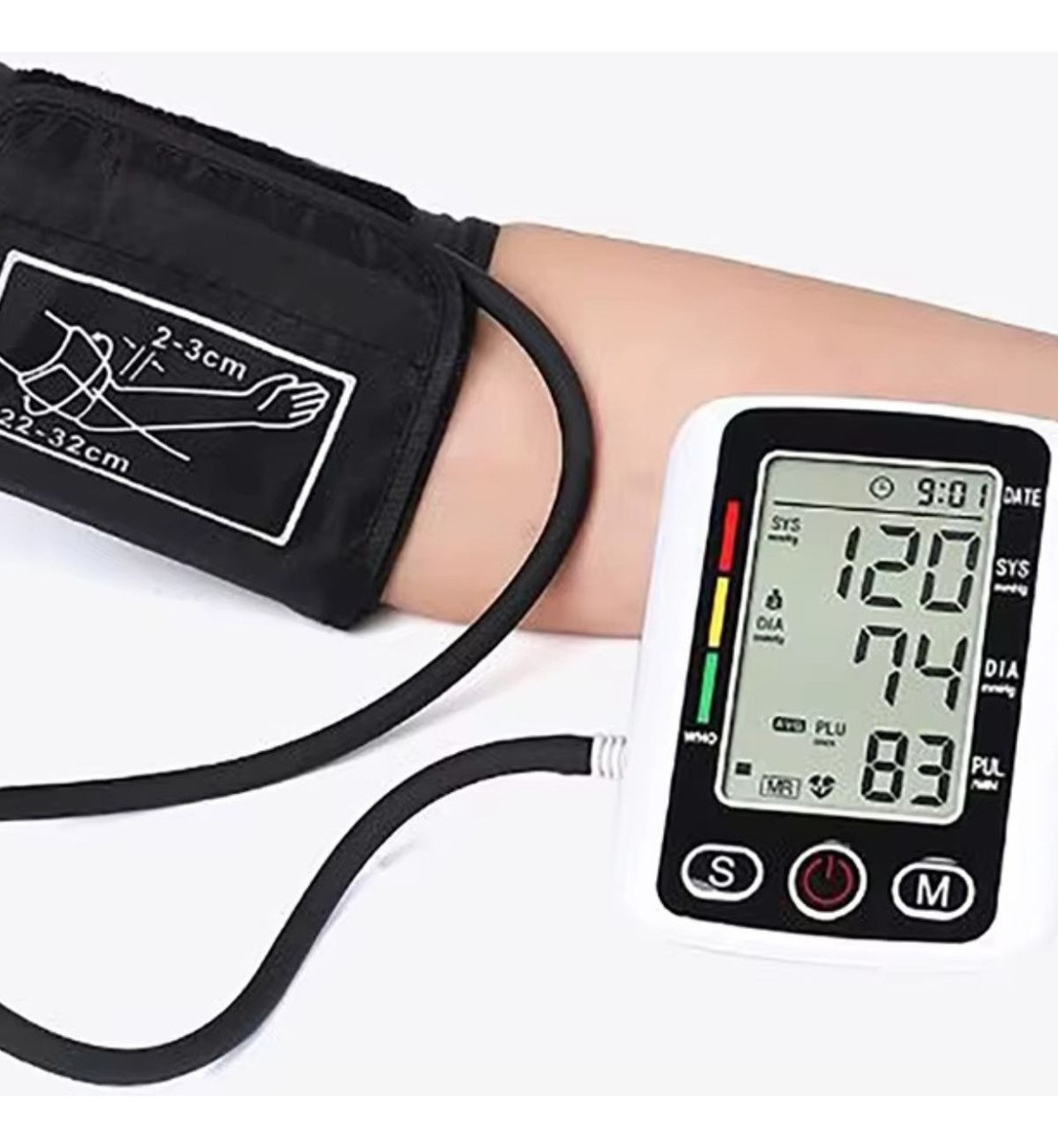TENSIOMETRO DIGITAL PRESION ARTERIAL MONITOR SALUD LAU - 7