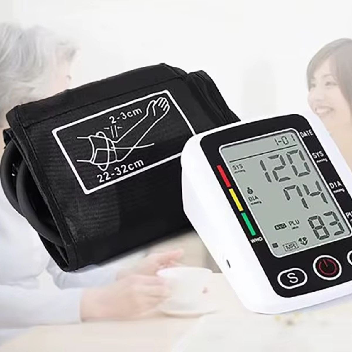 TENSIOMETRO DIGITAL PRESION ARTERIAL MONITOR SALUD LAU - 9