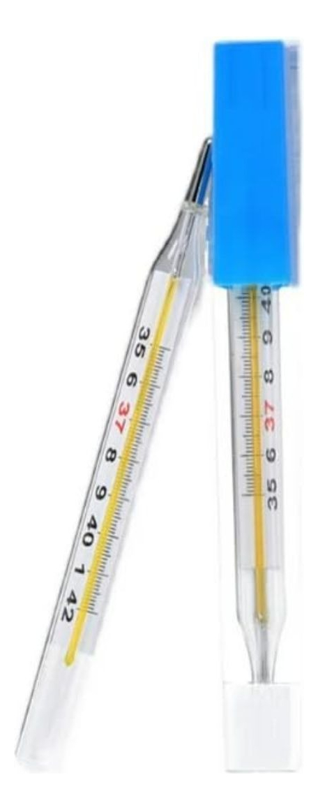 TERMOMETRO DE MERCURIO TEMPERATURA CORPORAL FIEBRE LAU - 1
