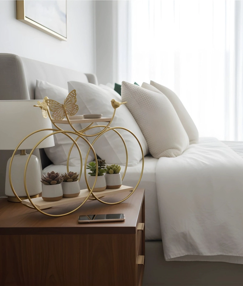 PORTA MACETAS SOPORTE DECORATIVO ADORNO MULTIFUNCIONAL JHN - 10