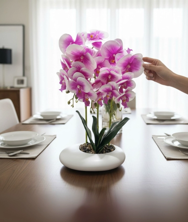 PLANTA ARTIFICIAL DECORATIVA ADORNO FLORAL MODERNO HOGAR JHN - 6