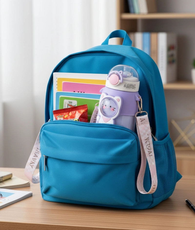 BOTELLA BEBIDAS INFANTIL MULTIFUNCIONAL FIGURAS JHN - 2