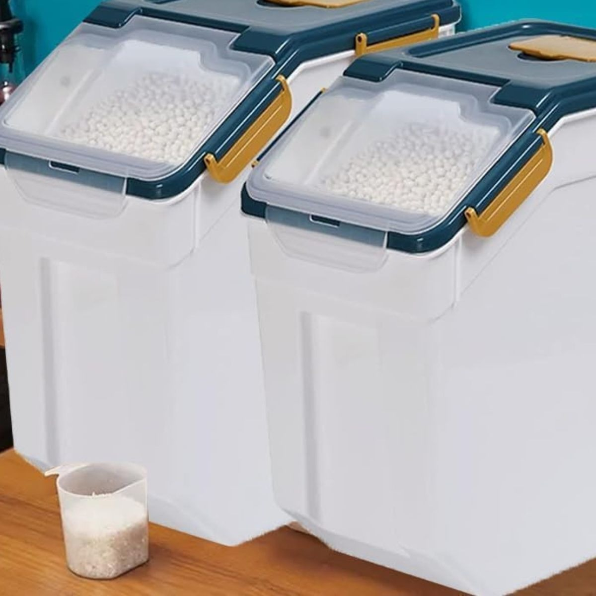 CONTENEDOR DE ALIMENTOS MASCOTAS MULTIFUNCIONAL HOGAR LAU - 5