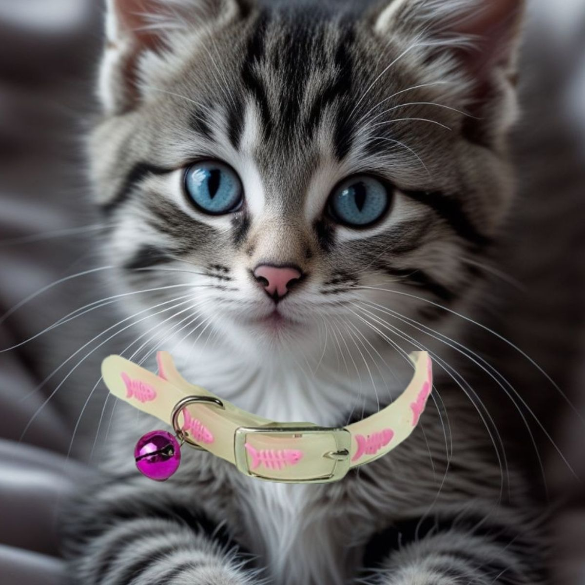 PACK COLLAR DE MASCOTAS BRILLANTE CAMPANA PASEO LAU - 2