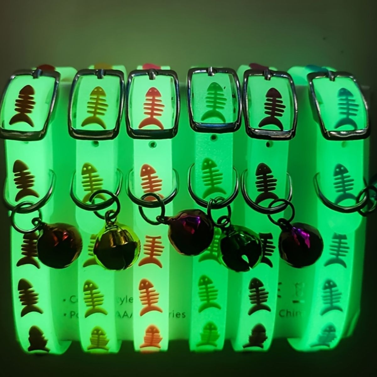 PACK COLLAR DE MASCOTAS BRILLANTE CAMPANA PASEO LAU - 4