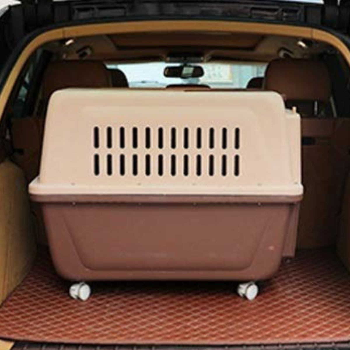 KENNEL TRANSPORTADOR 59XX47X83CM VIAJE PASEO MASCOTA LAU - 8