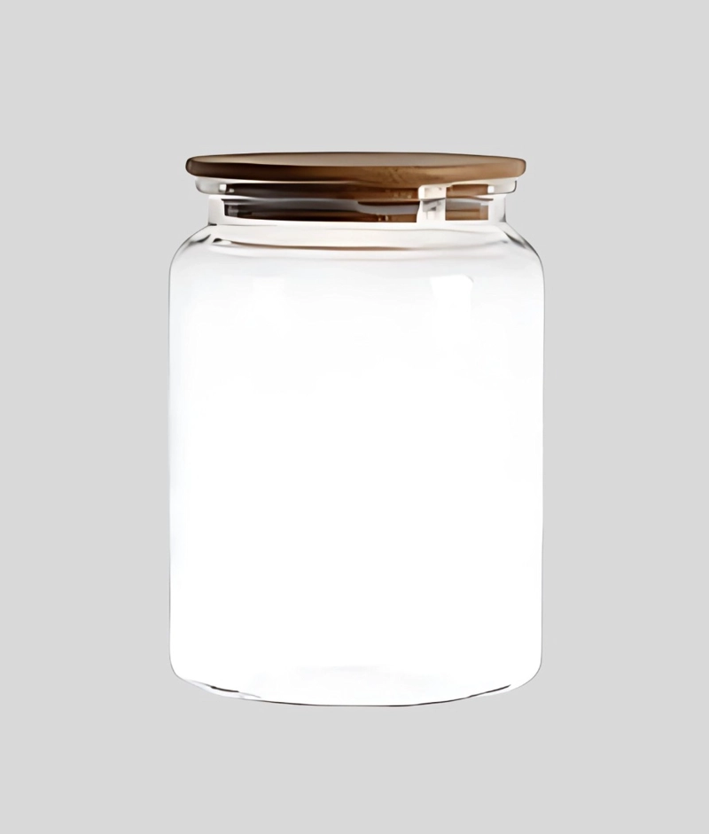 FRASCO TRANSPARENTE ALMACENAMIENTO MULTIFUNCIONAL HOGAR JHN - 1