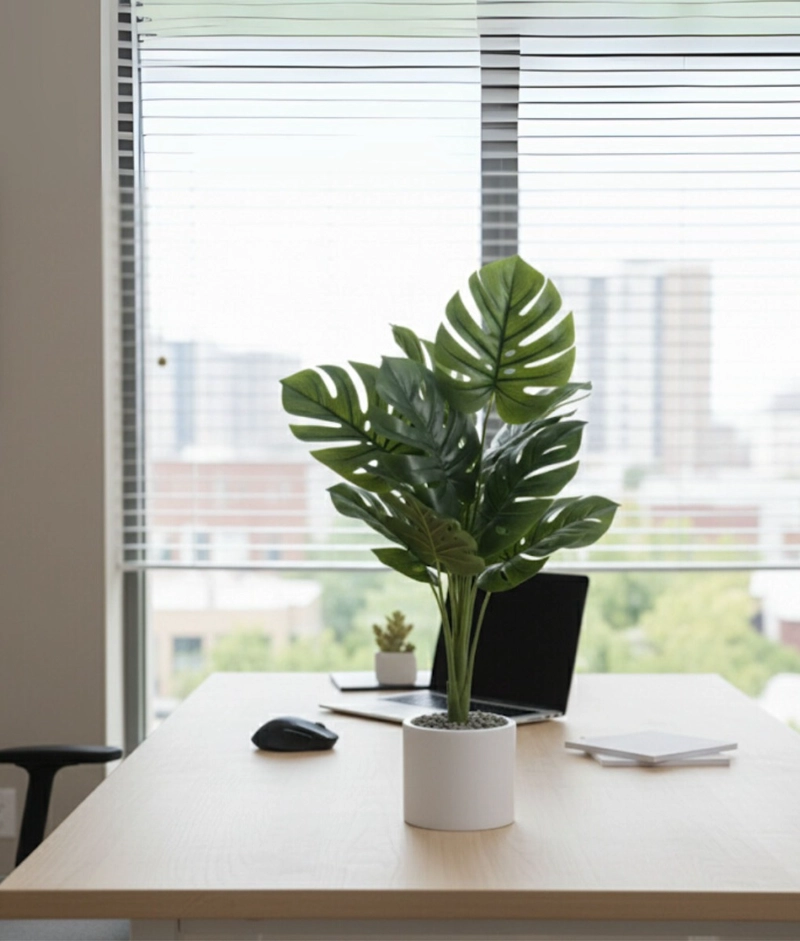 PLANTA ARTIFICIAL DECORATIVA ELEGANTE NATURALEZA HOGAR JHN - 7
