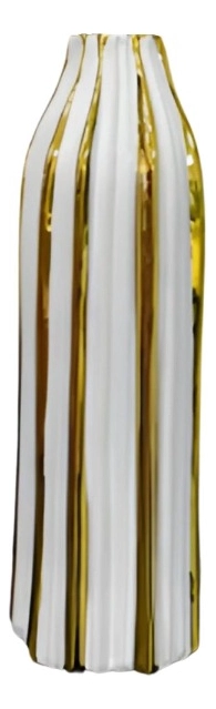 FLORERO DECORATIVO RAYAS MODERNO VERSATIL HOGAR JHN - 1