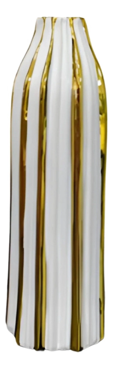 FLORERO DECORATIVO RAYAS MODERNO VERSATIL HOGAR JHN - 2