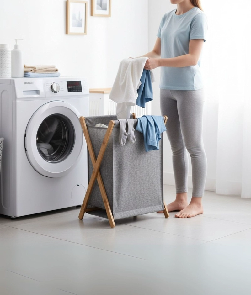 CANASTO ALMACENAMIENTO CESTO ORGANIZADOR MODERNO JHN - 6