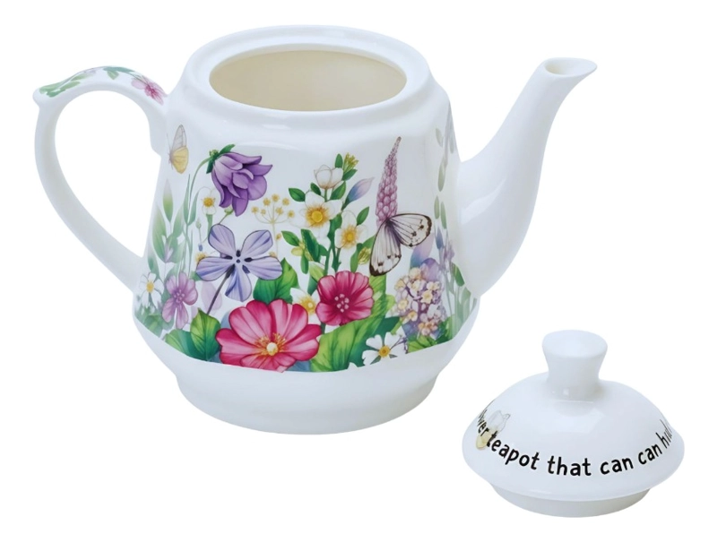 TETERA DISEÑO BOTANICO BELLEZA NATURAL DECORACION HOGAR JHN - 3