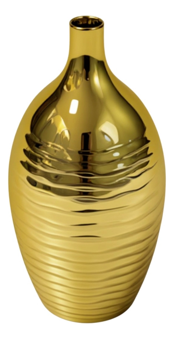 FLORERO DECORATIVO MODERNO DISEÑO ONDAS HOGAR JHN - 3
