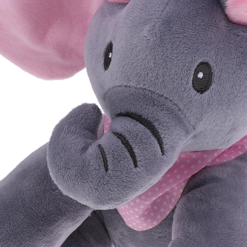 PELUCHE ELEFANTE MUSICAL PARA BEBES DESARROLLO DIVERTIDO LAU - 5