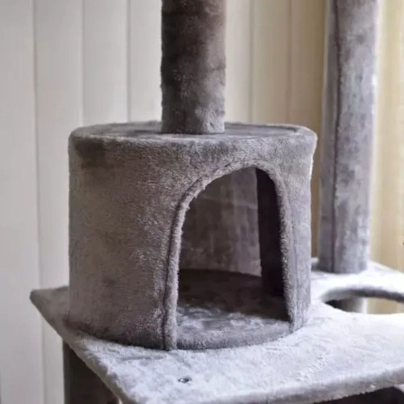TORRE RASCADOR GRANDE PARA GATOS MASCOTAS LAU - 6