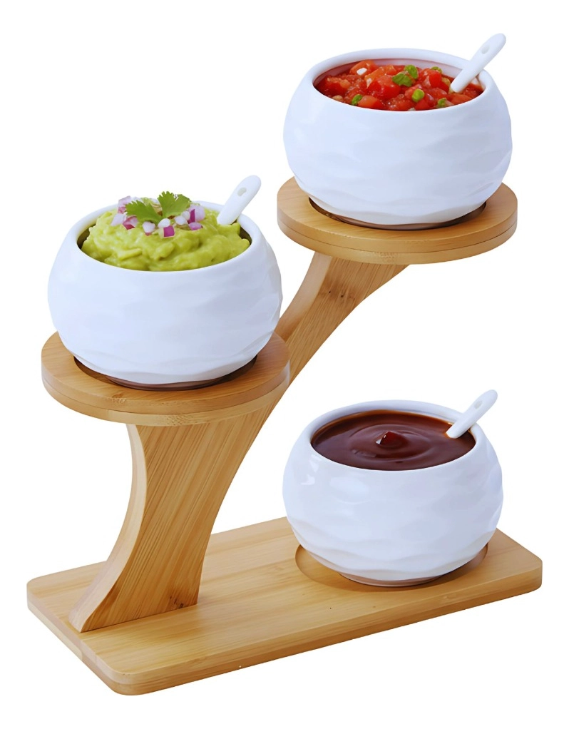 JUEGO FRASCO ESCALONADO ORGANIZADOR CONTENEDOR SOPORTE JHN - 1
