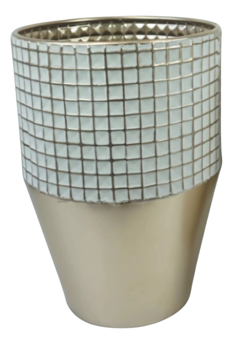 SET 2 MACETA DECORATIVA DISEÑO SOFISTICADO VERSATIL JHN - 1