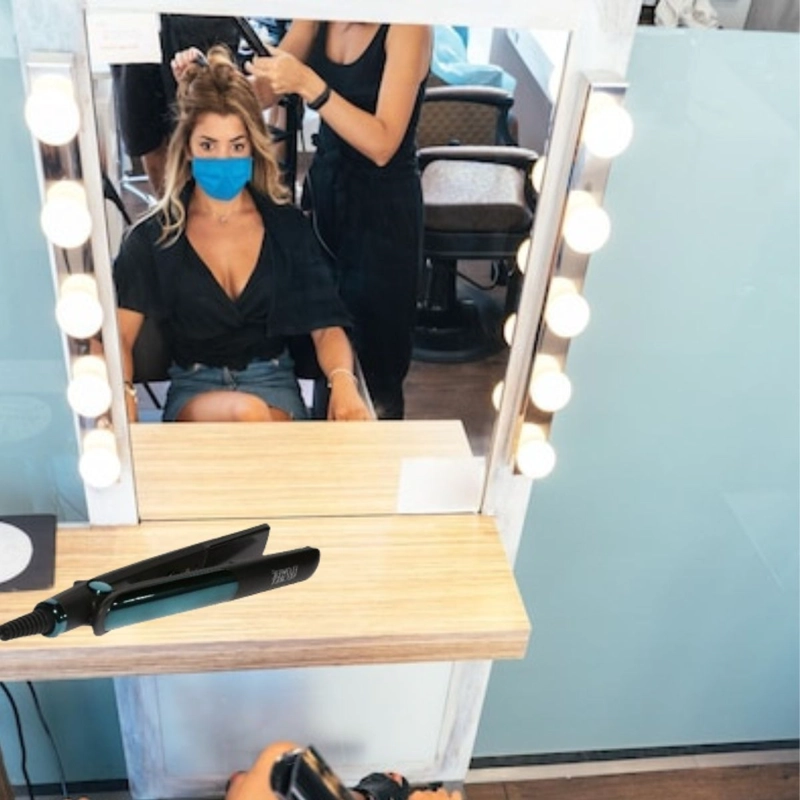 PLANCHA DE CABELLO PLACAS DE CERAMICA ALISA FRIZZ MUJER LAU - 3