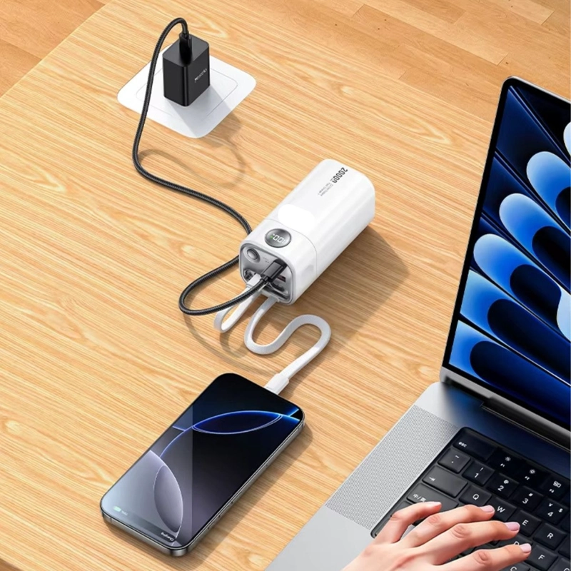 CARGADOR PORTATIL POWER BANK 35W DUAL 20000 MAH LAU - 7