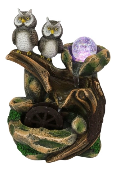 FUENTE AGUA MESA DECORATIVA ADORNO BOSQUE ENCANTADO JHN - 3